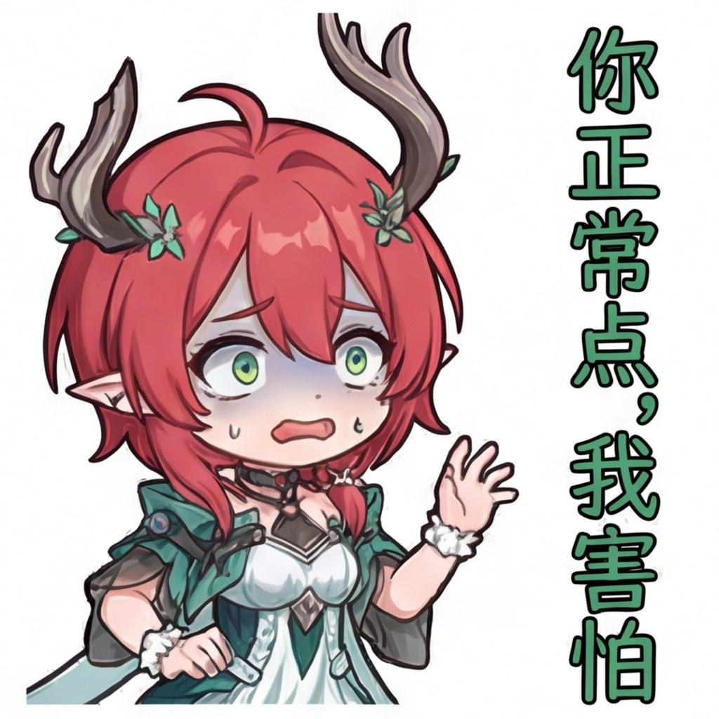 你正常点，我害怕